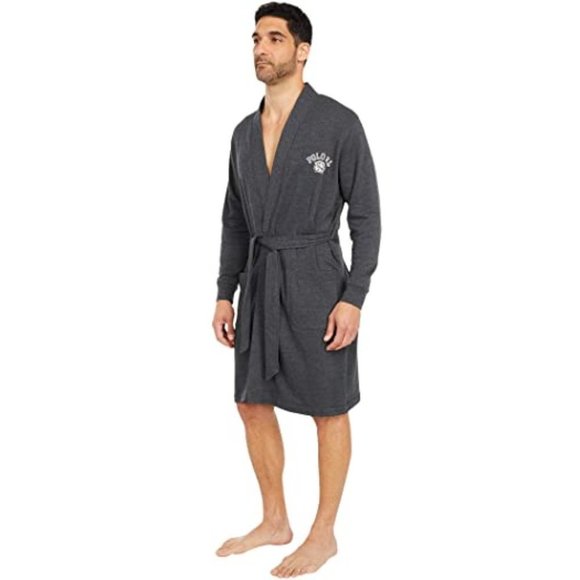 NWT MEN'S POLO RALPH LAUREN FLEECE BATHROBE L/XL - Picture 1 of 6